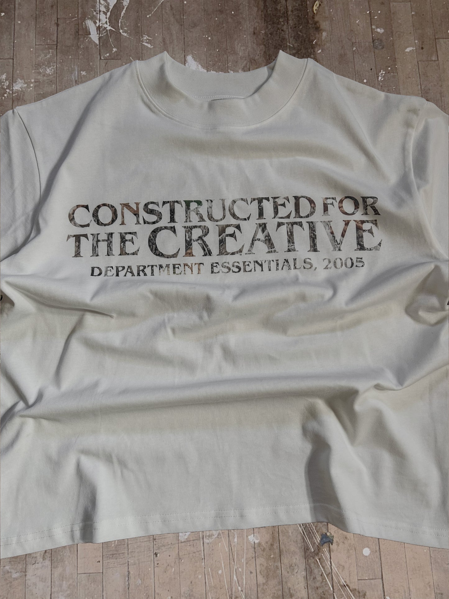 “CFTCamo” White Tee