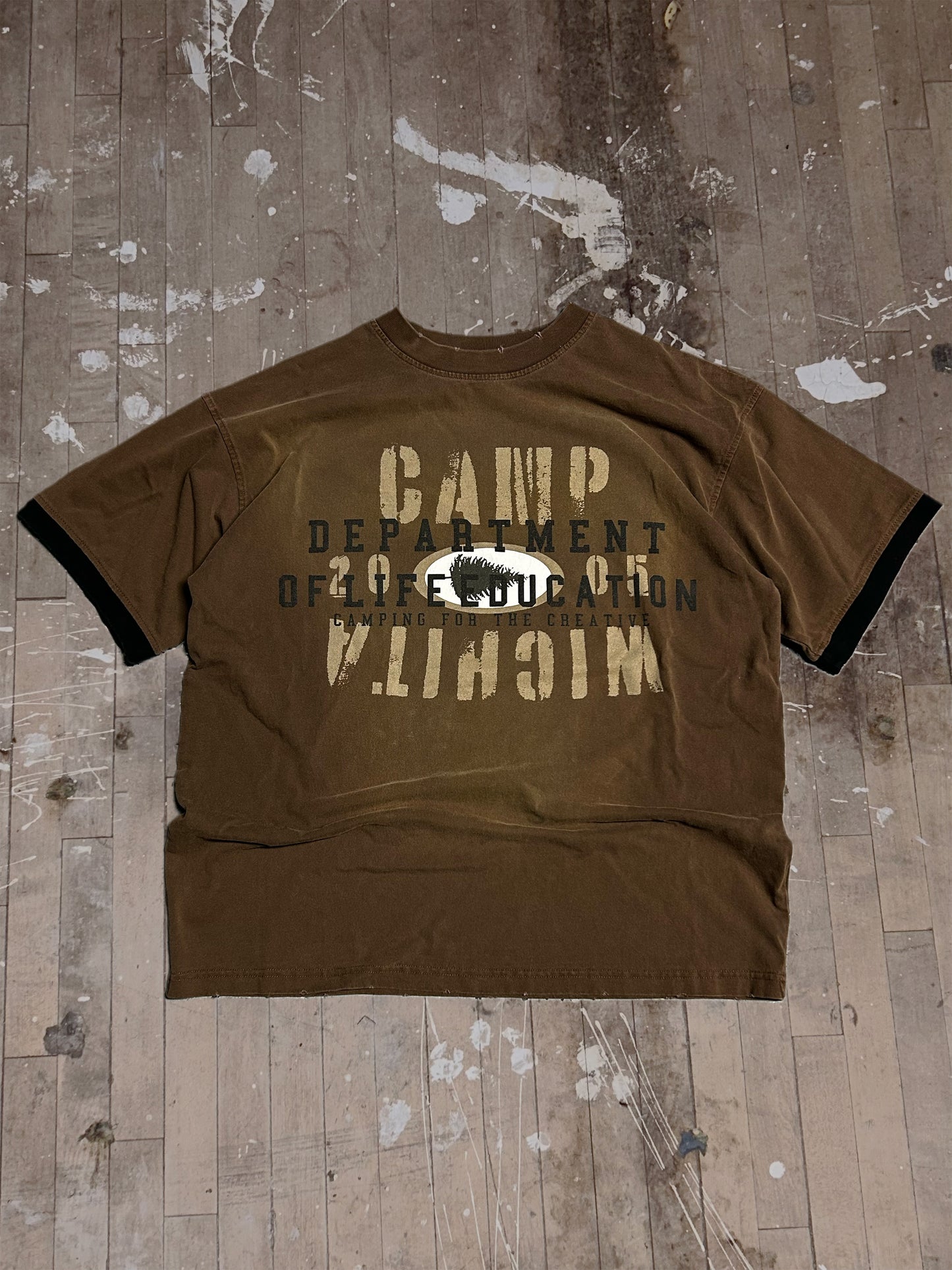 "Camp Wichita" Distressed Tee