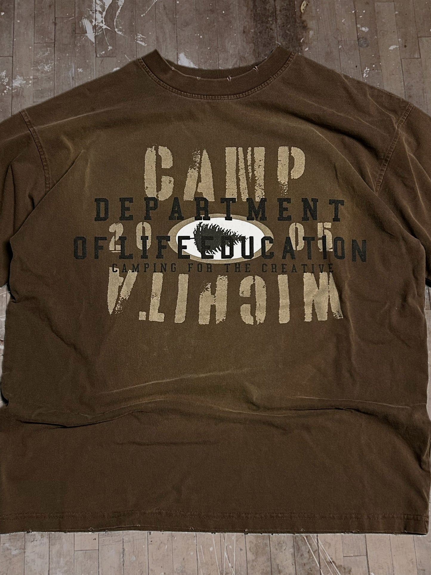 "Camp Wichita" Distressed Tee