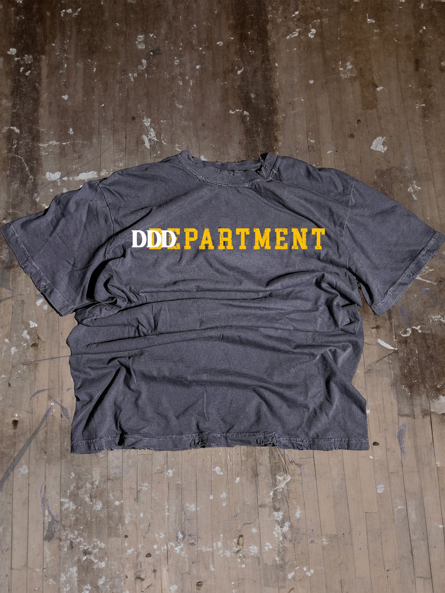 “DDDepartment” Distressed Tee