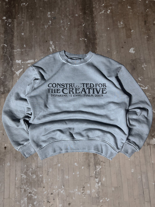 Grey Statement Crewneck