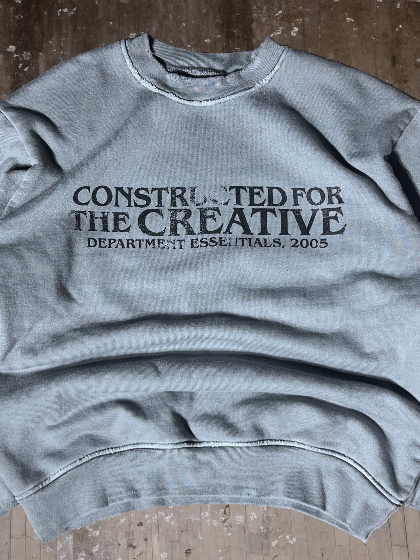 Grey Statement Crewneck